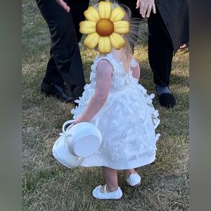 Tulleen Lago Floral Dress - Size 3/4 Years